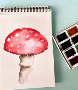 Fliegenpilz (Aquarell)