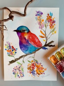 Frühling (Aquarell)