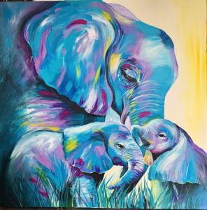 "For me, it will ..." (Acryl)