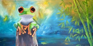 "The beauty of silence" (Acryl)
