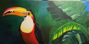 "Tucano no Amazonas" (Acryl)